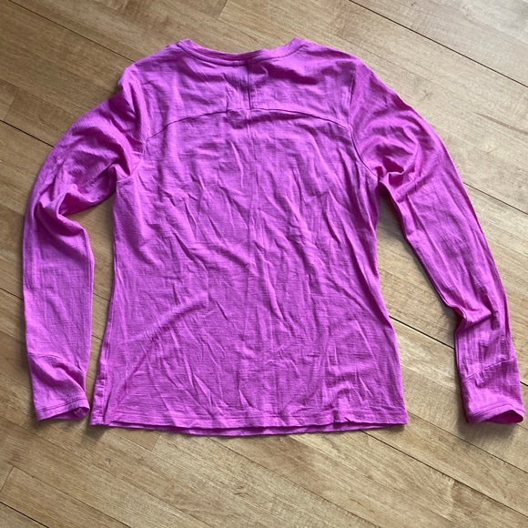 Ibex Raspberry Pink Long Sleeve Tee - Picture 3 of 3